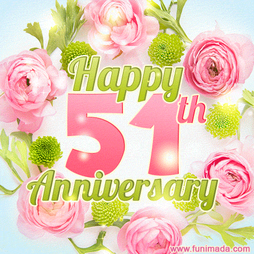Happy 51st Anniversary - Celebrate 51 Years of Marriage
