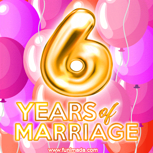 Happy 6th Anniversary GIFs - Download on 
