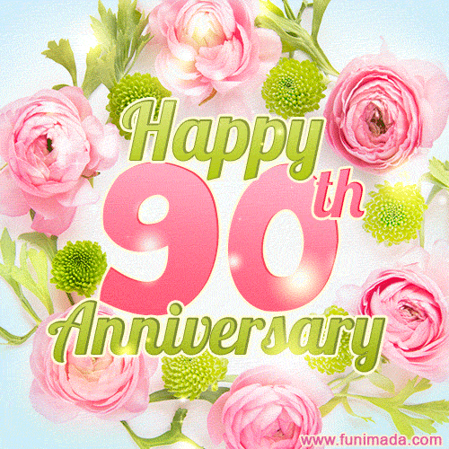 Happy 90th Anniversary - Celebrate 90 Years of Marriage