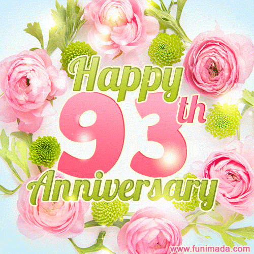 Happy 93rd Anniversary - Celebrate 93 Years of Marriage