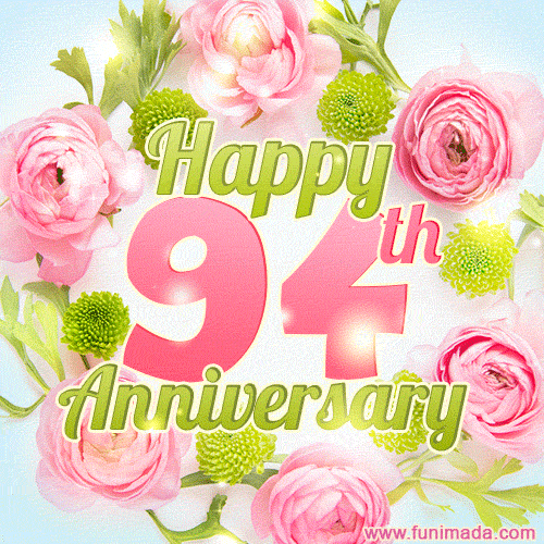 Happy 94th Anniversary - Celebrate 94 Years of Marriage
