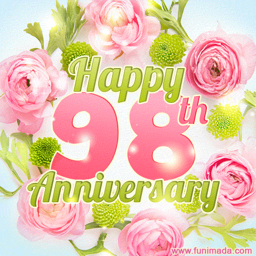 Happy 98th Anniversary - Celebrate 98 Years of Marriage