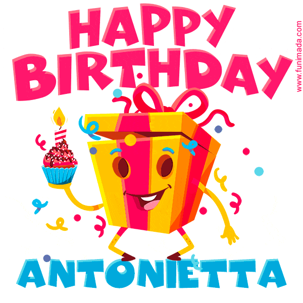 Funny Happy Birthday Antonietta GIF
