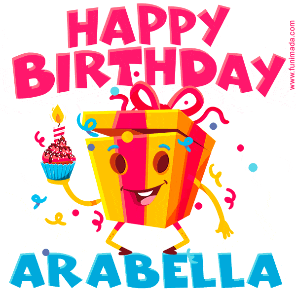 Funny Happy Birthday Arabella GIF