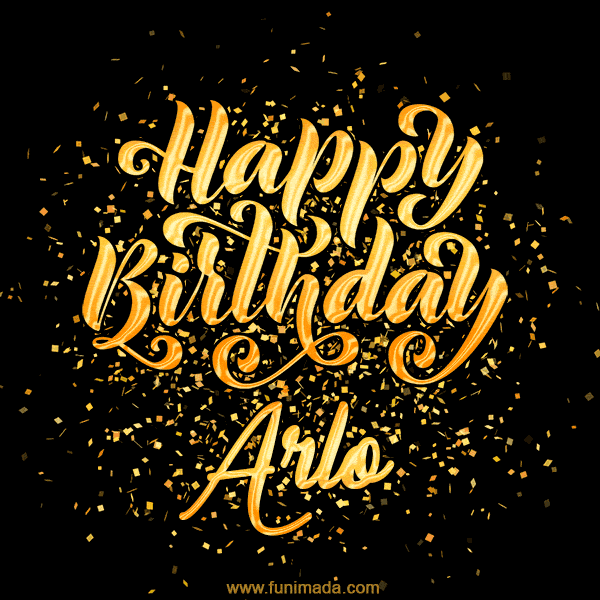 Happy Birthday Card for Arlo - Download GIF and Send for Free
