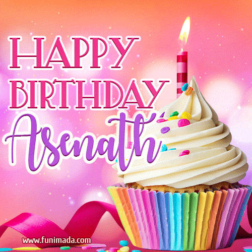 Happy Birthday Asenath - Lovely Animated GIF