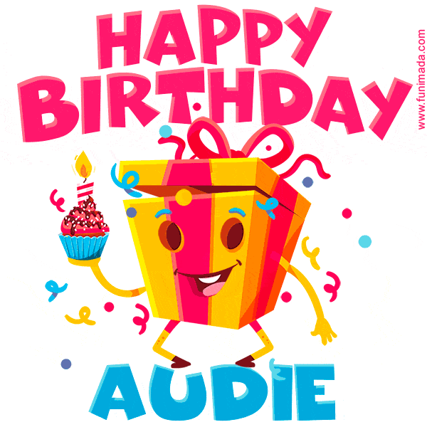 Funny Happy Birthday Audie GIF
