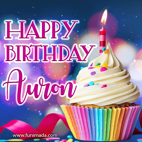 Happy Birthday Auron - Lovely Animated GIF