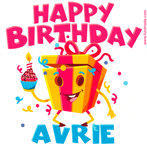 Funny Happy Birthday Avrie GIF