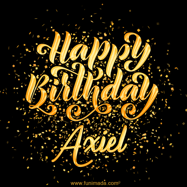 Happy Birthday Card for Axiel - Download GIF and Send for Free