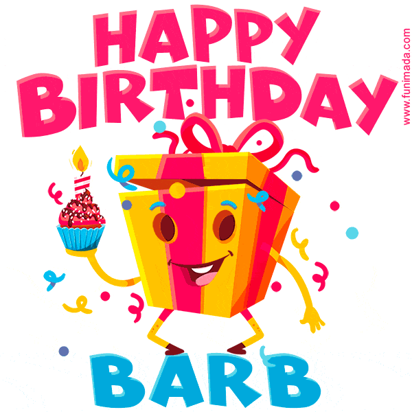 Funny Happy Birthday Barb GIF