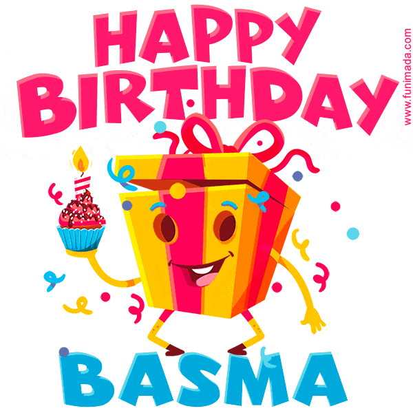 Funny Happy Birthday Basma GIF