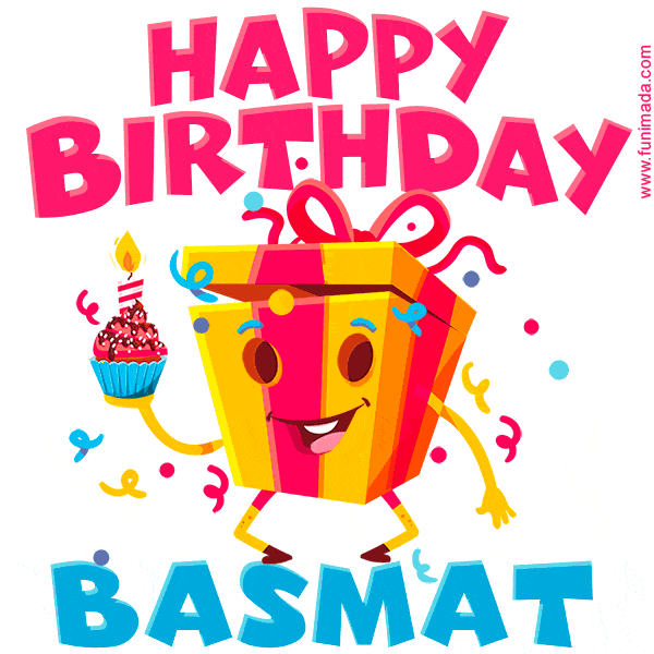 Funny Happy Birthday Basmat GIF