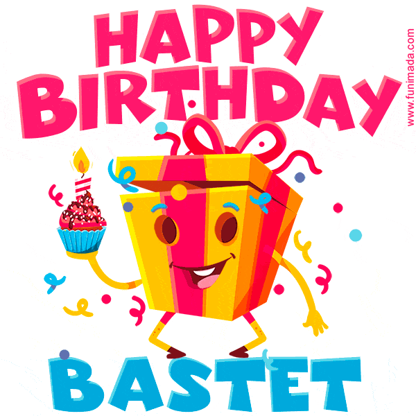 Funny Happy Birthday Bastet GIF