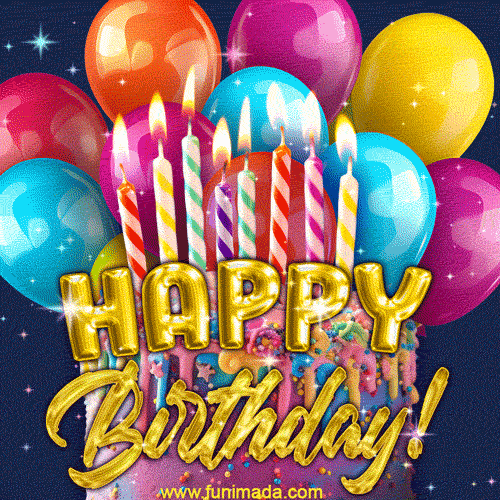 Happy Birthday Cake Animated GIFs Download On Funimada