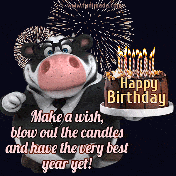 Make a wish, blow out the candles and have the very best year yet!