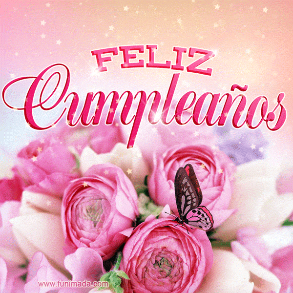 Feliz cumpleaños! - Beautiful Happy Birthday Card in Spanish