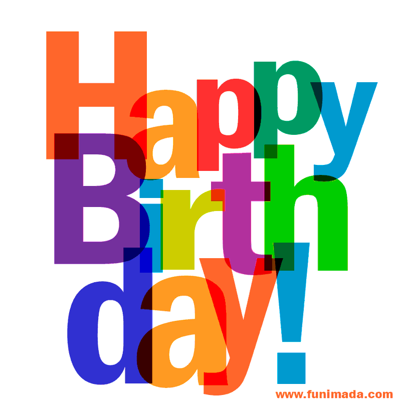 New Happy Birthday to You GIF (2023) + Video eCard with Sound — Download on Funimada.com
