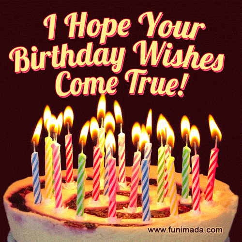 I Hope Your Birthday Wishes Come True! Wishing you a beautiful day!