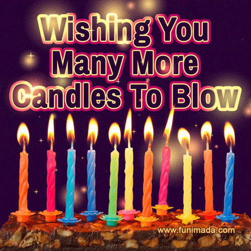Wishing You Many More Candles To Blow. Happy Birthday!