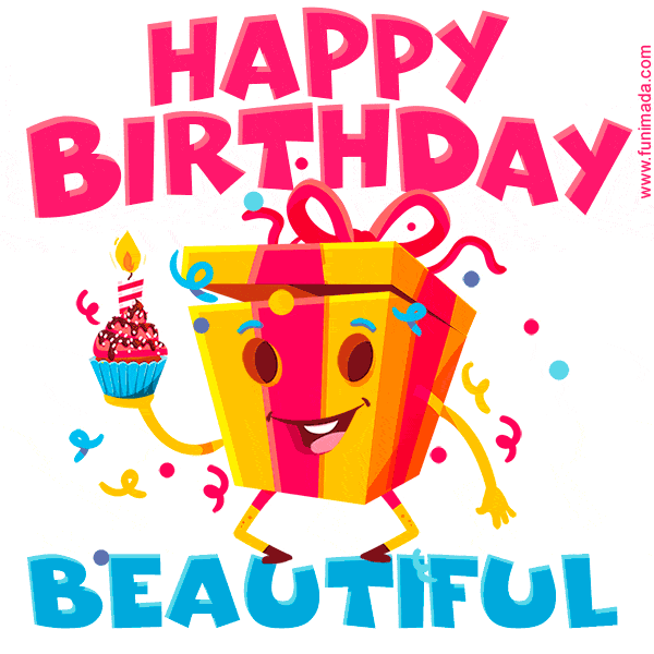 Happy Birthday Beautiful GIFs - Download original images on 