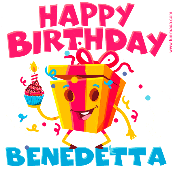 Funny Happy Birthday Benedetta GIF