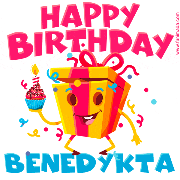 Funny Happy Birthday Benedykta GIF