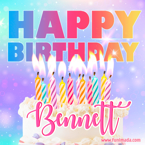 Funny Happy Birthday Bennett GIF
