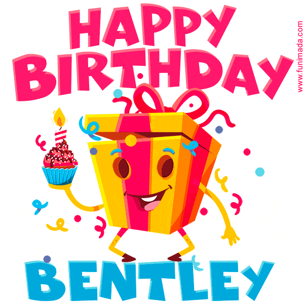 Funny Happy Birthday Bentley GIF