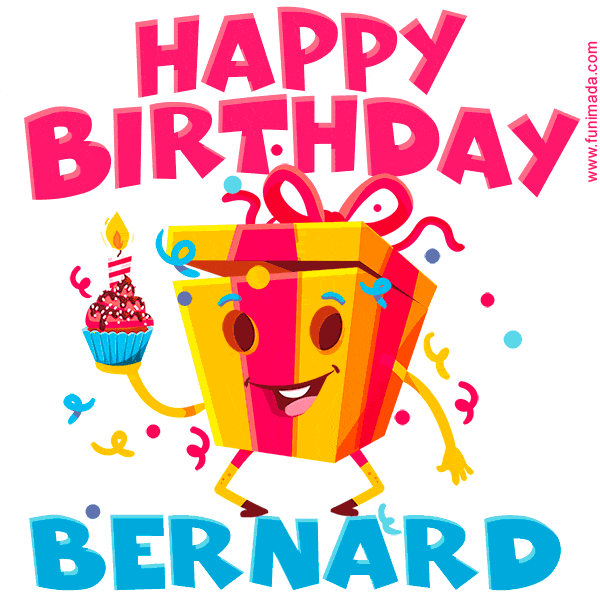Funny Happy Birthday Bernard GIF
