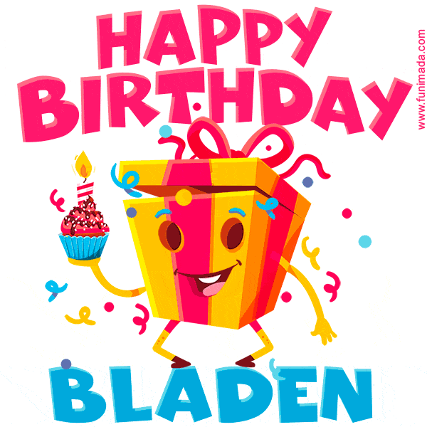 Funny Happy Birthday Bladen GIF