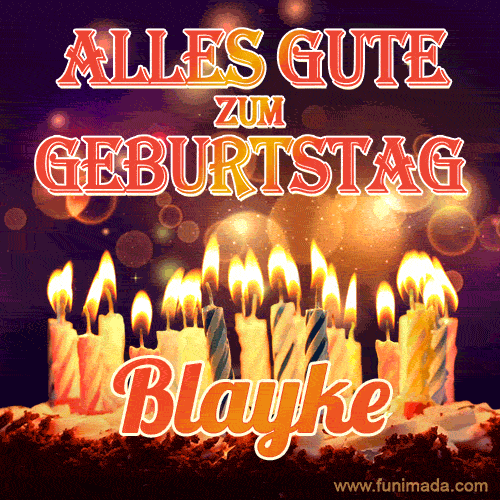 Alles Gute zum Geburtstag Blayke (GIF)