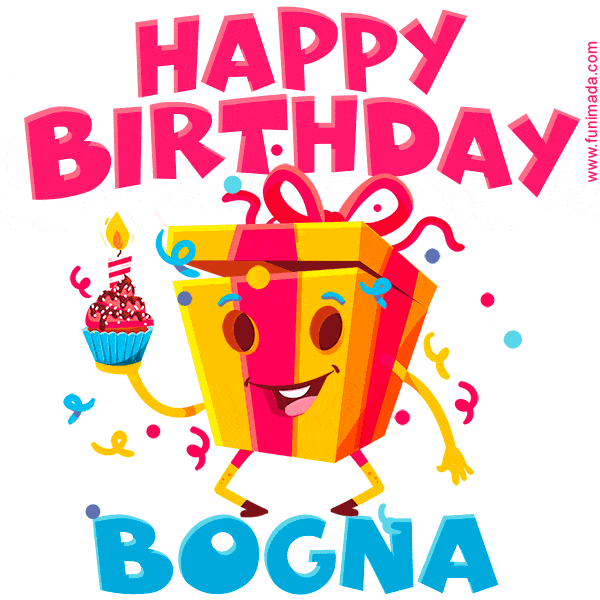 Funny Happy Birthday Bogna GIF