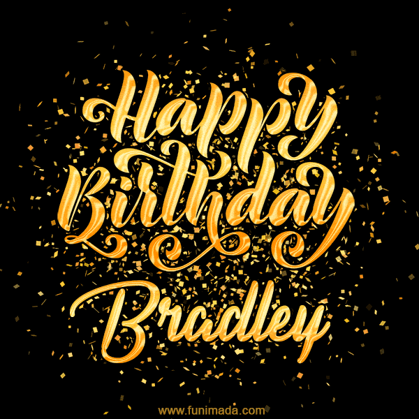 Happy Birthday Card for Bradley - Download GIF and Send for Free