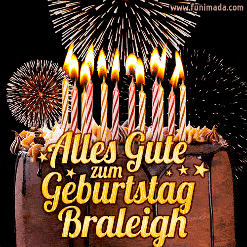 Alles Gute zum Geburtstag Braleigh (GIF)
