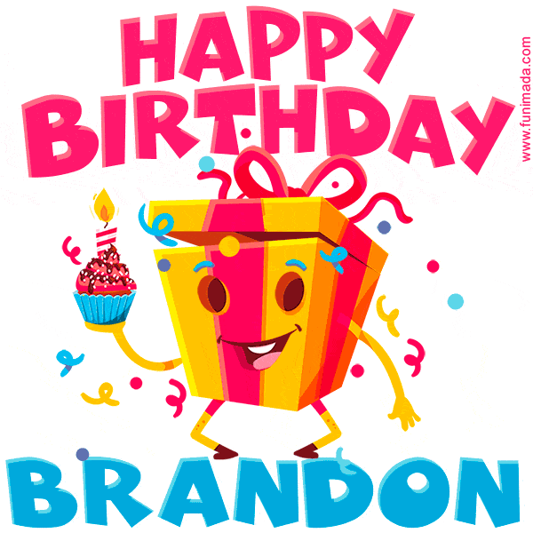 Funny Happy Birthday Brandon GIF