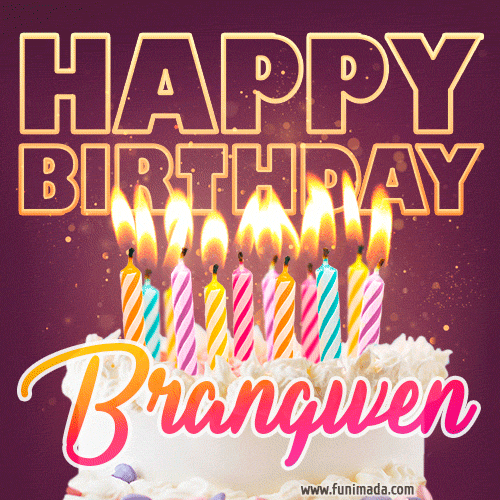 Brangwen - Animated Happy Birthday Cake GIF Image for WhatsApp