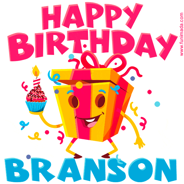 Funny Happy Birthday Branson GIF