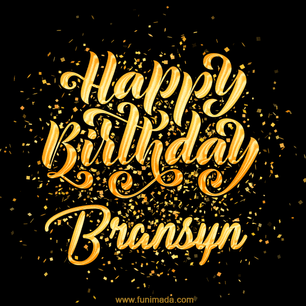 Happy Birthday Card for Bransyn - Download GIF and Send for Free