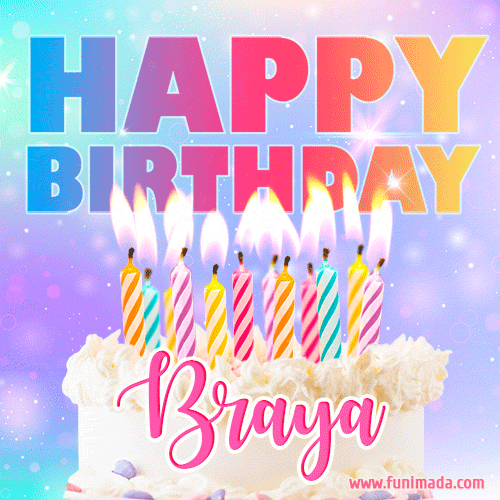 Funny Happy Birthday Braya GIF
