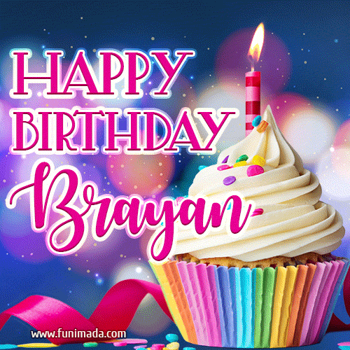 Happy Birthday Brayan - Lovely Animated GIF