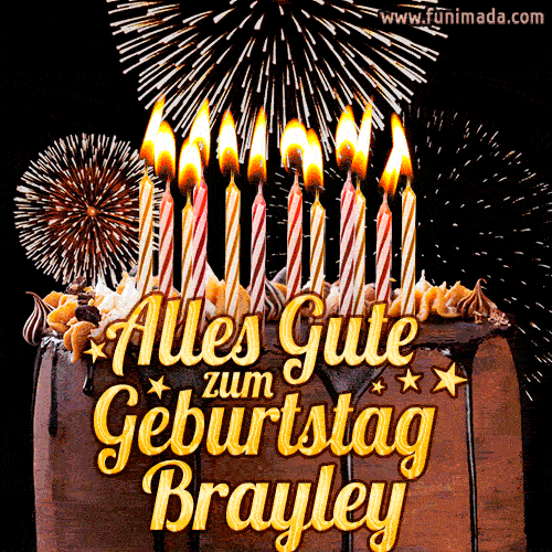 Alles Gute zum Geburtstag Brayley (GIF)