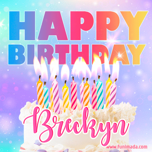 Funny Happy Birthday Breckyn GIF