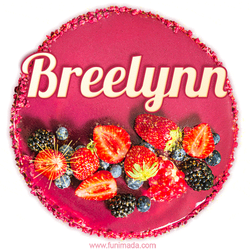 Happy Birthday Cake with Name Breelynn - Free Download