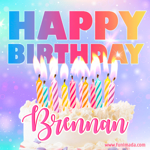 Funny Happy Birthday Brennan GIF