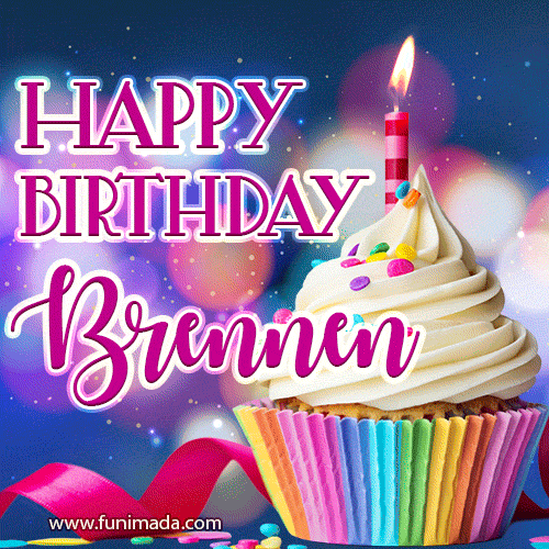 Happy Birthday Brennen - Lovely Animated GIF