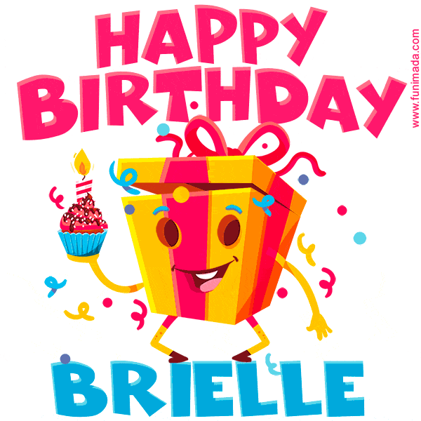 Funny Happy Birthday Brielle GIF