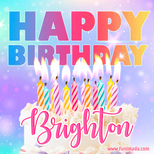Funny Happy Birthday Brighton GIF