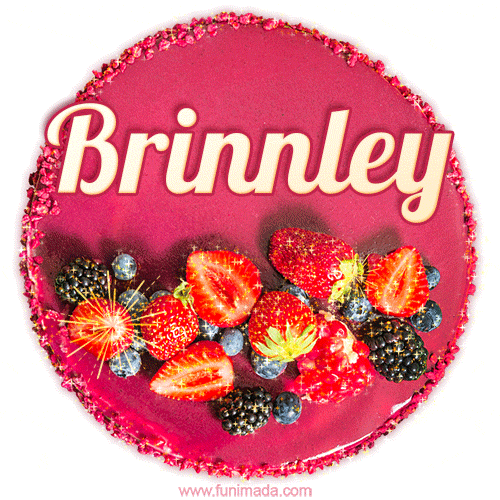 Happy Birthday Cake with Name Brinnley - Free Download