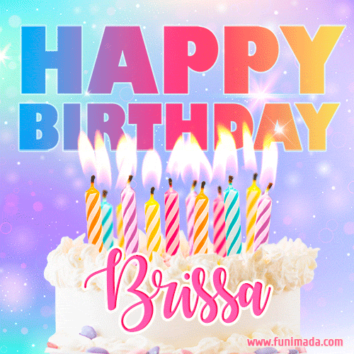Funny Happy Birthday Brissa GIF